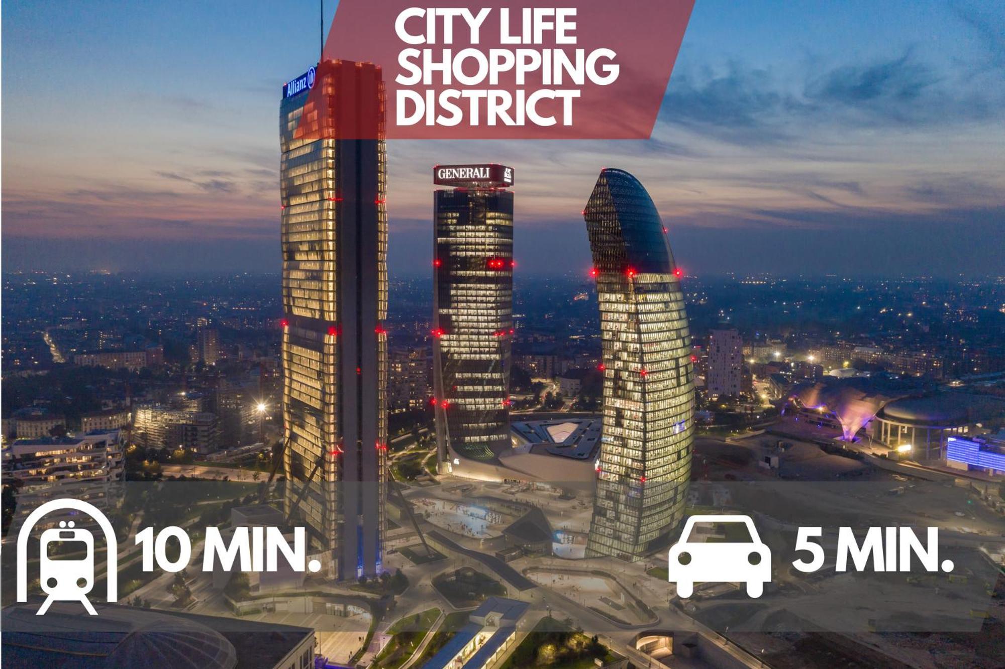 Citylife, Sempione, Close To Metro M5 Milan Exterior photo